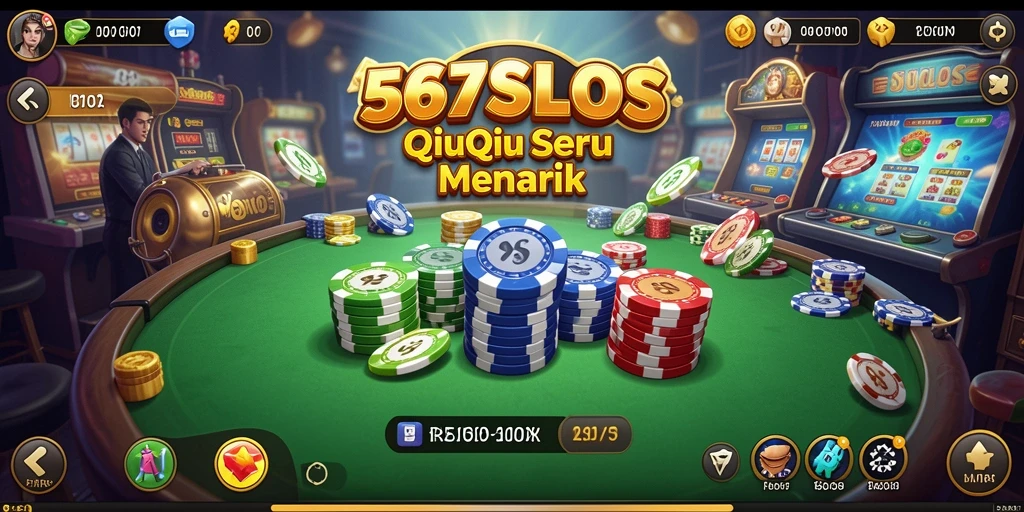 Tampilan seru gameplay QiuQiu di 567SLOTS.