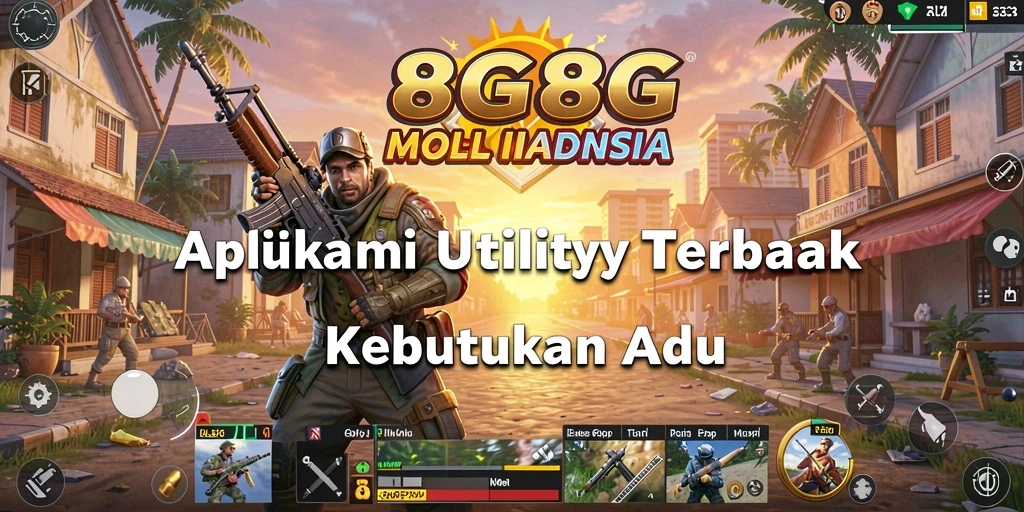 Screenshot utama 8G8G menampilkan antarmuka pengguna aplikasi Utility.