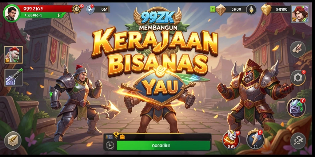 Tampilan gameplay 99ZK yang menampilkan keseruan bermain Tycoon.
