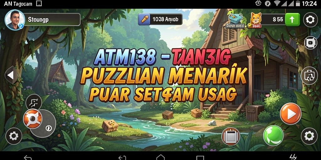 Screenshot gameplay menarik dari ATM138 menampilkan tantangan puzzle.