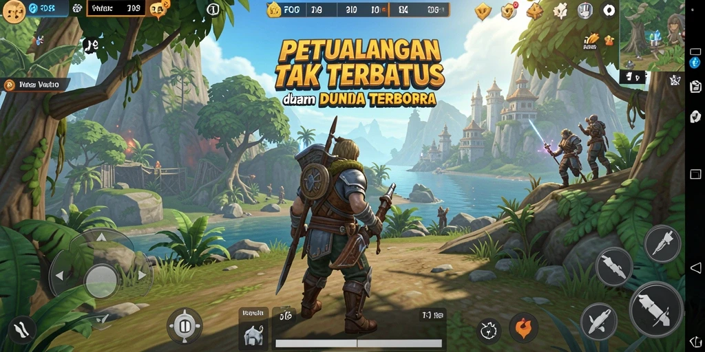 Gameplay FO8 yang menampilkan eksplorasi dunia terbuka yang menakjubkan.