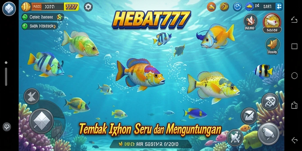 Tampilan gameplay HEBAT777 yang menarik dan penuh warna.