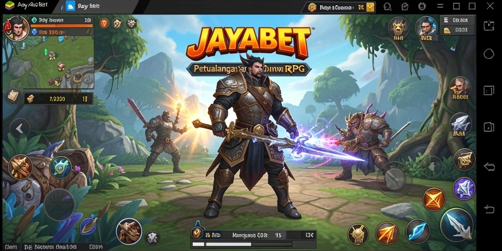 Gameplay JAYABET yang epik dengan pertarungan seru dan petualangan mendebarkan.