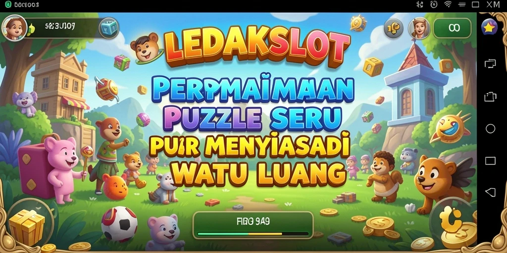 Screenshot LEDAKSLOT menampilkan gameplay Puzzle yang menantang dan mengasyikkan.