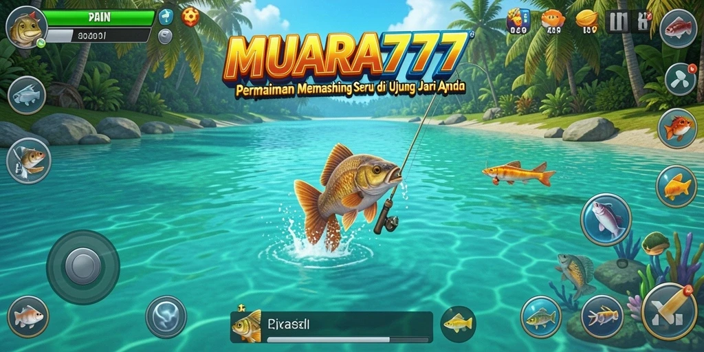 Tampilan menarik dari gameplay memancing di MUARA777 yang mengasyikkan.