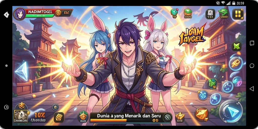 Tampilan gameplay yang memukau di NADIMTOGEL.