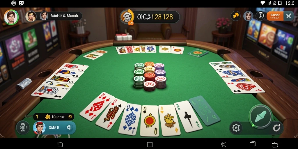 Tampilan gameplay Gaple di ORCA128 yang seru dan interaktif.