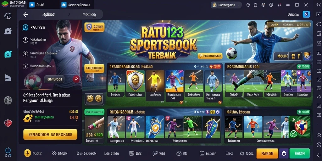 Tampilan menarik dari gameplay Sportsbook di RATU123.