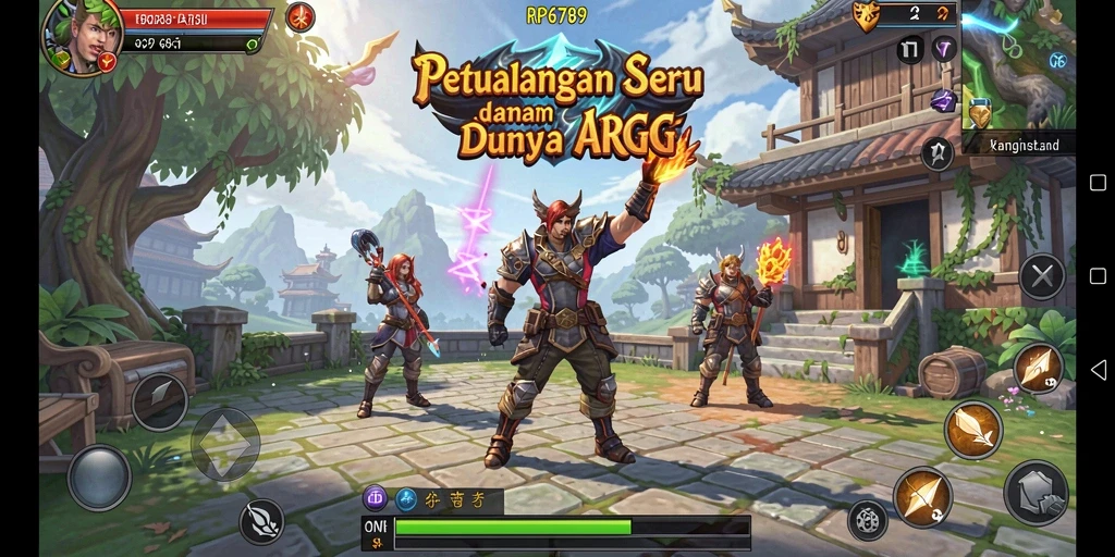 Gameplay menegangkan dalam dunia ARPG yang menakjubkan.