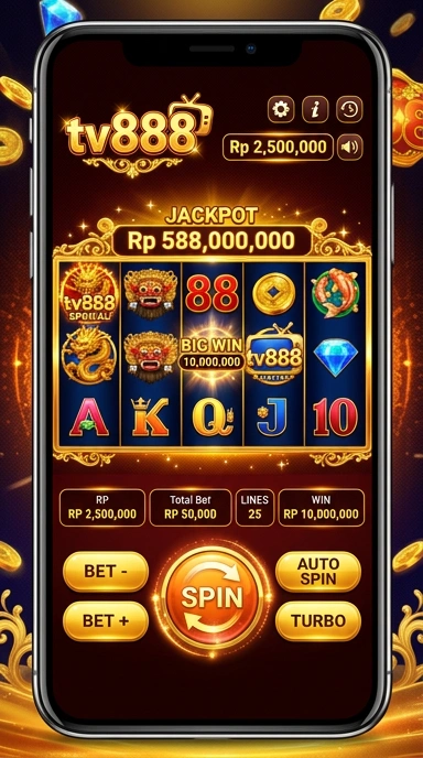 Tampilan antarmuka pengguna tv888 yang menarik dan intuitif.
